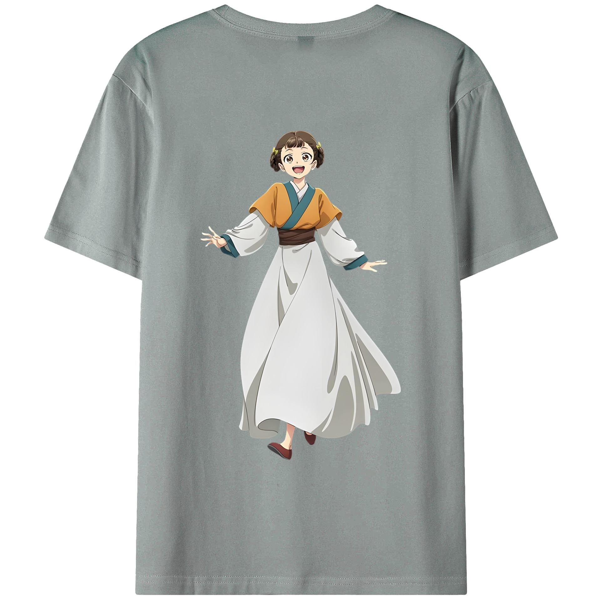 （画像用） 薬屋のひとりごと The Apothecary Diaries 綿100％ メンズ半袖Tシャツ（バックプリント） 通気性